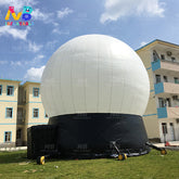 NB-TE024 Giant grey inflatable marquee projection tent, inflatable sphere dome for parties and events